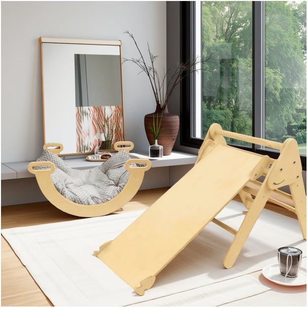 Wooden Slide Set