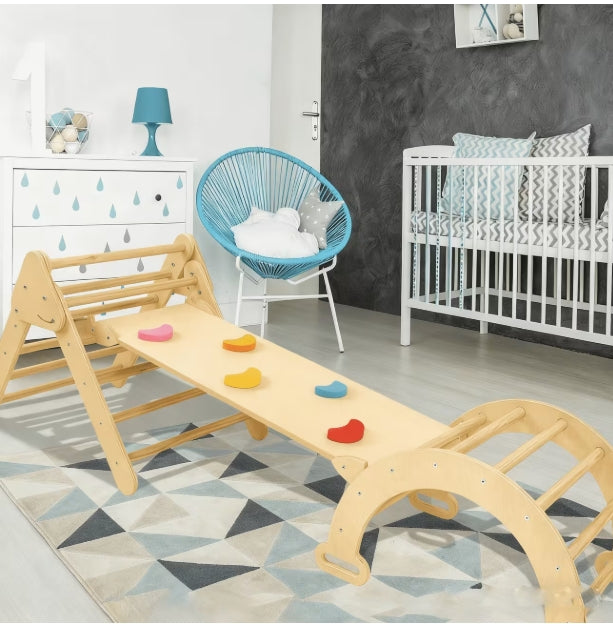 Wooden Slide Set