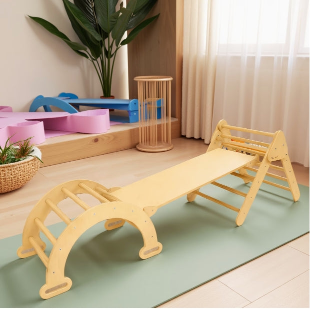 Wooden Slide Set
