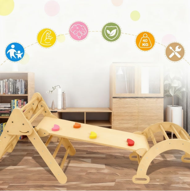 Wooden Slide Set