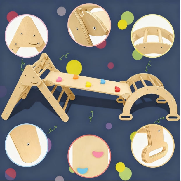 Wooden Slide Set