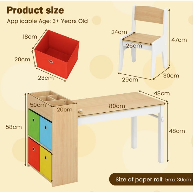 3-in-1 Activity Desk & Storage